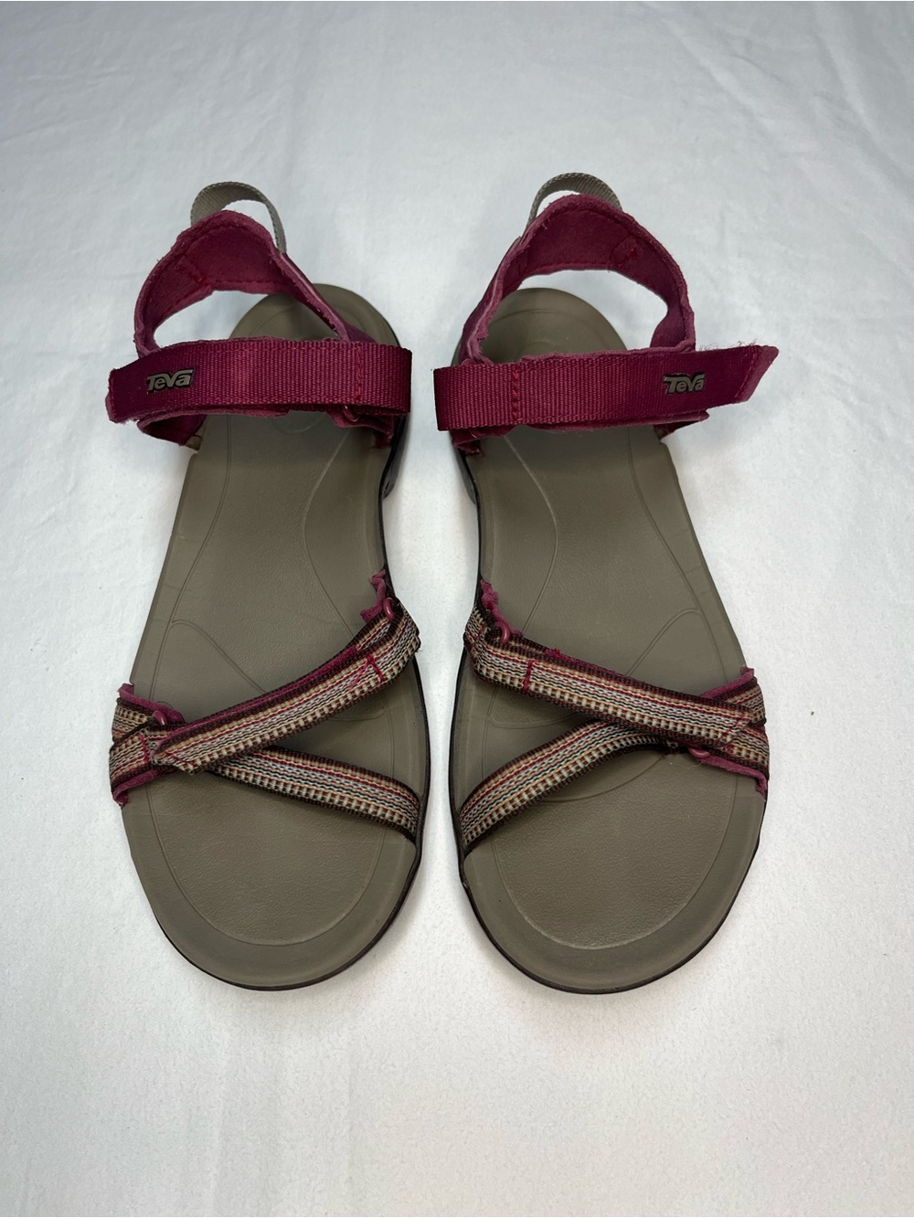 Teva Women's Oneway Sandals Burgundy